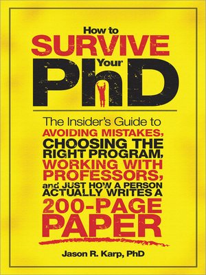 cover image of How to Survive Your PhD